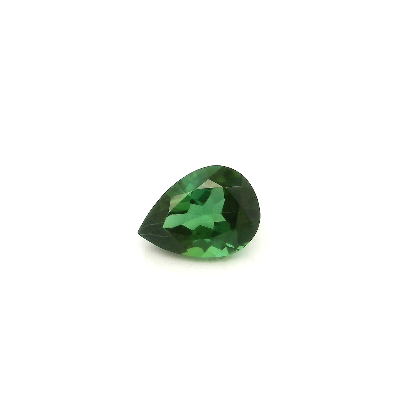 0.76ct Pear Natural Tourmaline (Colour Green, Clarity Moderately Included, Cut Faceted)
